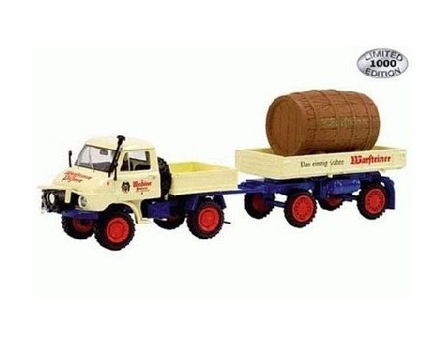 Schuco 3272 UNIMOG 411 1/43 WITH TRAILER AND Modellino