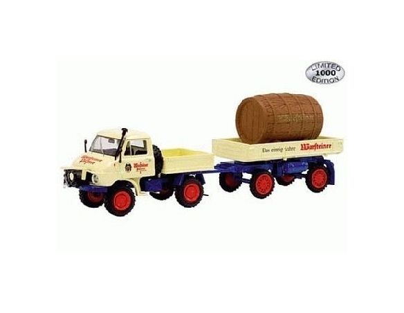 Schuco 3272 UNIMOG 411 1/43 WITH TRAILER AND Modellino