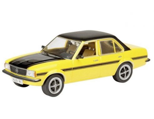 Schuco SH3296 OPEL ASCONA B SR YELLOW/BLACK 1:43 Modellino
