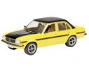 Schuco SH3296 OPEL ASCONA B SR YELLOW/BLACK 1:43 Modellino