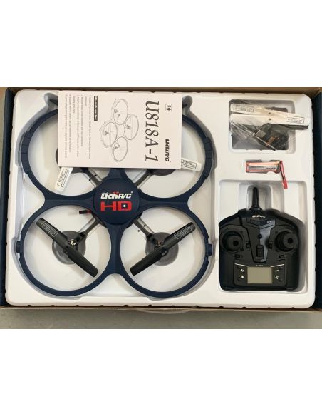 UDIRC U818A QUADRICOTTERO DRONE CON TELECAMERA HD CON LUCI NAVIGAZIONE