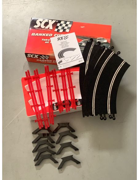 SCX 88680 Accessori Pista Curva Inclinata 1:32 Racing System Scatola Rovinata SCX 88680 Accessori Pista Curva Inclinata 1:32 Racing System Scatola Rovinata