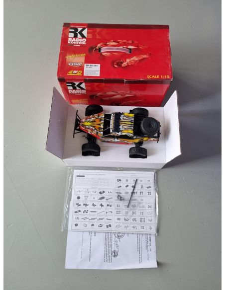 Radio Kontrol 4600-01 Fuoristrada RTR Trophy Lizard DB Red 1:18 Radiocomando