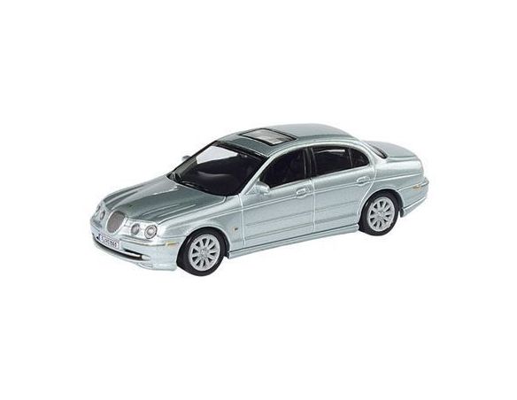 Schuco 3315111 JAGUAR S-TYPE SILVER 1/64 Modellino