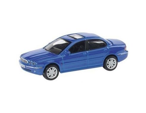 Schuco 3315112 JAGUAR X-TYPE BLU 1/64 Modellino