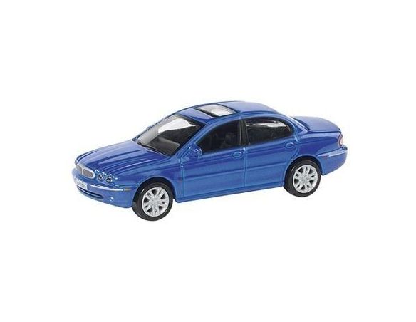 Schuco 3315112 JAGUAR X-TYPE BLU 1/64 Modellino