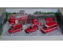 Schuco 3316122 SET POMPIERI 1/72 2 CAMION+2 FURGONI Modellino