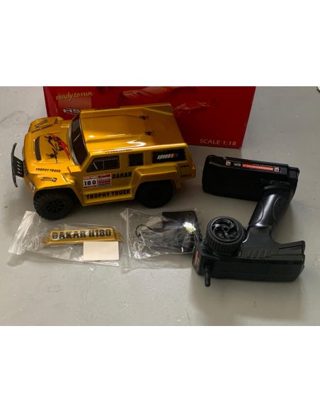 Radio Kontrol 4400-01 Fuoristrada Mini Dakar RTR Dakar Gold 1:18 Radiocomando SCATOLA ROVINATA