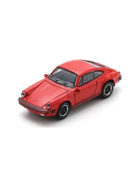 SCHUCO SH452676800 PORSCHE 911 CARRERA 3.2 COUPE RED (DIE CAST) 1:87 Modellino