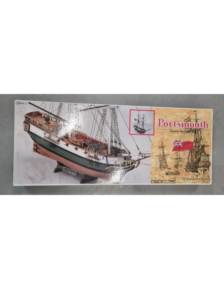 Mini Mamoli MV45 Portsmouth brigantino inglese 1796 Kit Navi 1:64 Modellino
