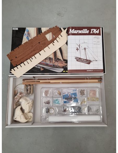 Mini Mamoli MV25 Marseille Goletta francese 1764 Kit nave 1:64