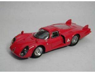 Best Model BT9251 ALFA ROMEO 33.2 CODA LUNGA 1968 RED 1:43 Modellino