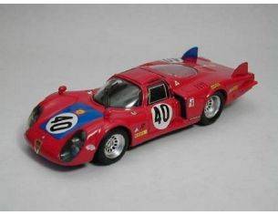 Best Model BT9255 ALFA ROMEO 33.2 N.40 6th LM 1968 M.CASONI-G.BISCALDI 1:43 Modellino