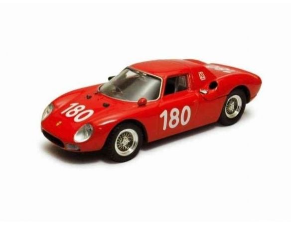 Best Model BT9256 FERRARI 250 LM N.180 16th TARGA FLORIO 1966 RAVETTO-STARRABBA 1:43 Modellino