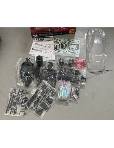 Tamiya 58582 LaFerrari 4WD Telaio TT02 1:10 Kit Modellino Box Rovinato