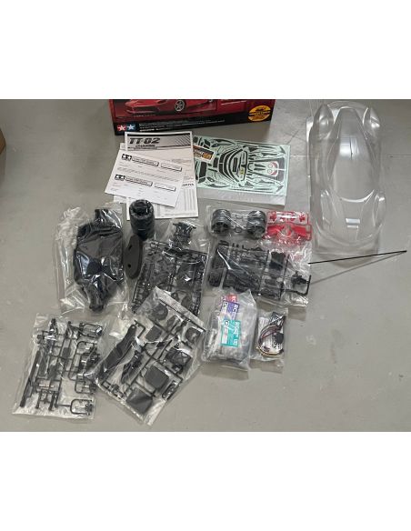 Tamiya 58582 LaFerrari 4WD Telaio TT02 1:10 Kit Modellino Box Rovinato