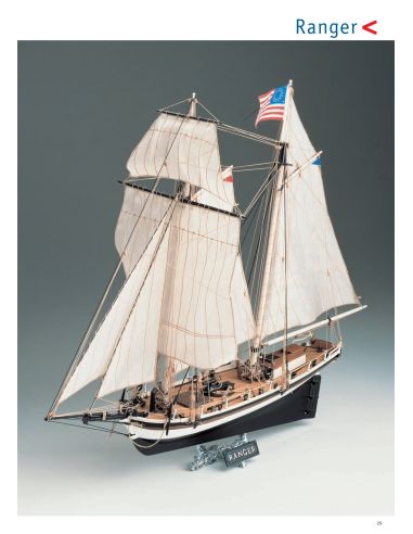 Corel SM 55 Ranger Catter americano del 1823 Kit Nave in legno 1:50 Modellino