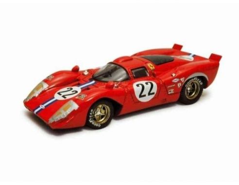 Best Model BT9259 FERRARI 312 P COUPE' N.22 6th 12H SEBRING 1970 PARKES/PARSON 1:43 Modellino