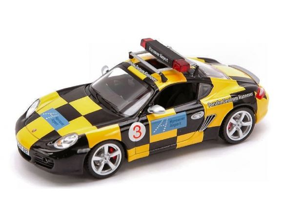 Schuco SH4743 PORSCHE CAYMAN S FOLLOW ME 1:43 Modellino