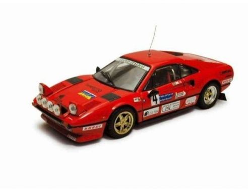 Best Model BT9263 FERRARI 308 GTB N.4 RALLY CARSO 1983 CUCCIRELLI-MUTTINI 1:43 Modellino