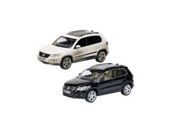 Schuco 4989 SET VW TIGUAN BLACK AND WHITE 1/43 Modellino