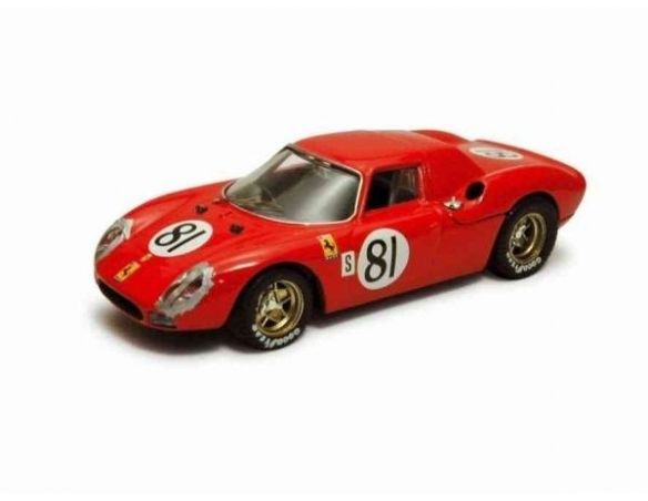 Best Model BT9266 FERRARI 250 LM N.81 ACCIDENT 24H DAYTONA 1968 PIPER/GREGORY 1:43 Modellino