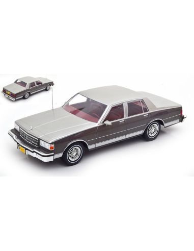 MODELCARGROUP MCG18267 CHEVROLET CAPRICE 1987 METALLIC GREY/BROWN 1:18 Modellino