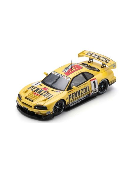 SPARK MODEL SJ163 PEMZOIL NISSAN SLYLINE GT-R N.1 Rd4 WINNER GT500 JGTC 1999 COMAS-MOTOYAM Modellino