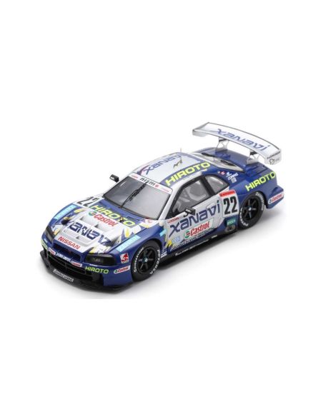 SPARK MODEL SJ168 XANAVI NISSAN SKYLINE GT-R N.22 Rd.4 WINNER GT500 JGTC 2001 KRUMM-TANAKA Modellino