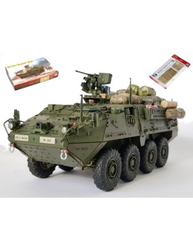 TRUMPETER TP00375S CARRO M1126 STRIKER + FOTOINCISIONI 06603 KIT 1:35 Modellino