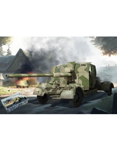 TRUMPETER TP02358 CANNONE GERMAN 8,8 cm KIT 1:35 Modellino