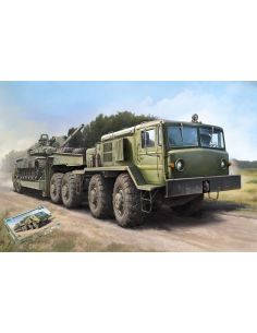 TRUMPETER TP07195 RUSSIAN SEMITRAILER MAZ-537G LATE PRODUCTION KIT 1:72 Modellino