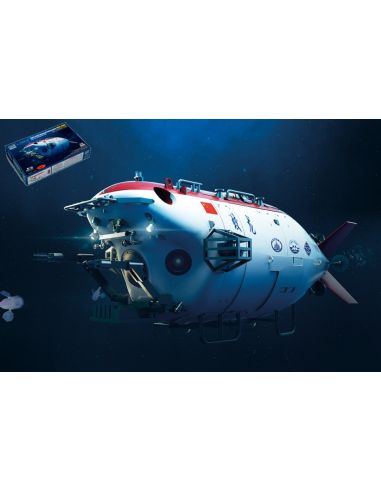TRUMPETER TP07331 CHINESE SUBMERSIBLE 2013 JIAO LONG 7000-meter KIT 1:72 Modellino
