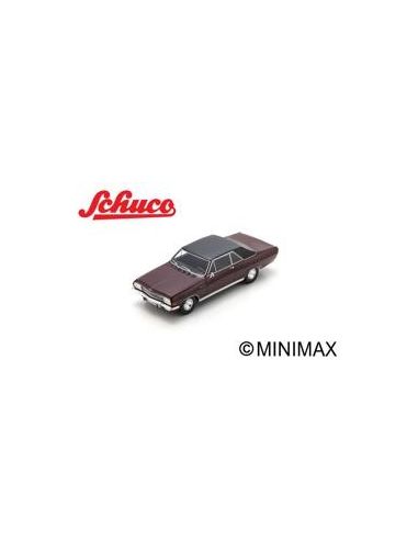 SCHUCO SH450058400 OPEL DIPLOMAT A COUPE DARK RED RESIN 1:18 Modellino