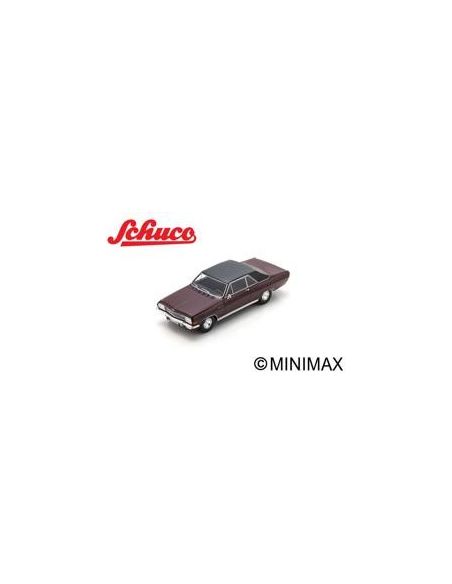 SCHUCO SH450058400 OPEL DIPLOMAT A COUPE DARK RED RESIN 1:18 Modellino