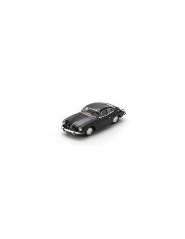 SCHUCO SH452037500 PORSCHE 356 CARRERA 2 BLACK DIE CAST 1:64 Modellino
