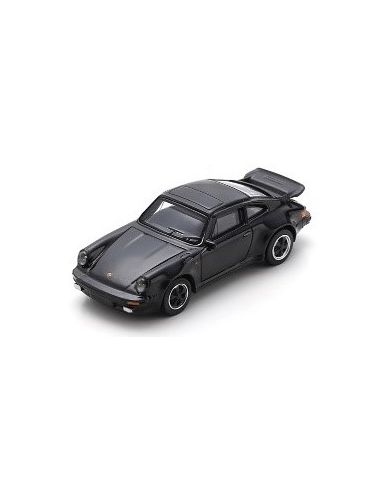 SCHUCO SH452037600 PORSCHE 911 TURBO (930) BLACK (DIE CAST) 1:64 Modellino