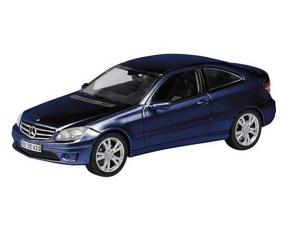 Schuco 7242 MB CLC KLASSE COUPE BLUE 1/43 Modellino