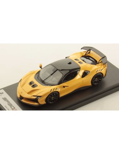 LOOKSMART LS551E FERRARI SF90 XX STRADALE GIALLO TRISTRATO 1:43 Modellino