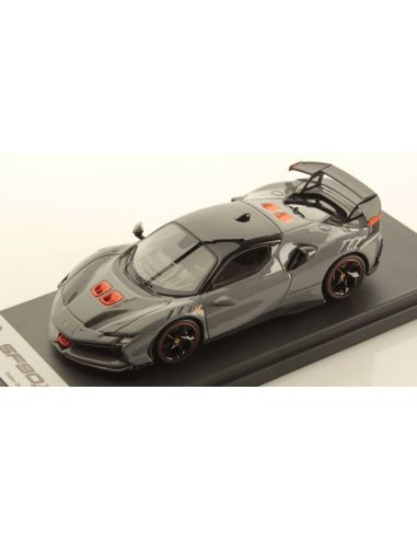 LOOKSMART LS551G FERRARI SF90 XX STRADALE GRIGIO NARDO 1:43 Modellino