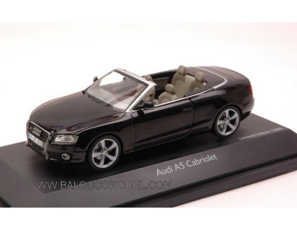 Schuco SH7283 AUDI A5 CABRIO BLACK 1:43 Modellino