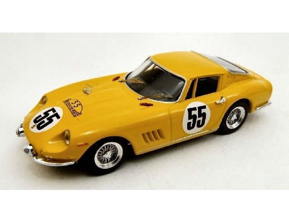 Best Model BT9280 FERRARI 275 GTB N.55 ACCIDENT 84 H NURBURGRING 1966 BIANCHI-DE KEIN 1:43 Modellino