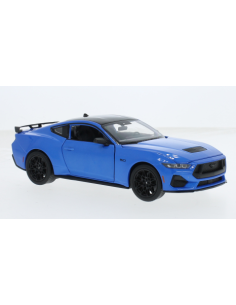 WELLY WE24123BL FORD MUSTANG COUPE 2024 MET.BLUE 1:24...