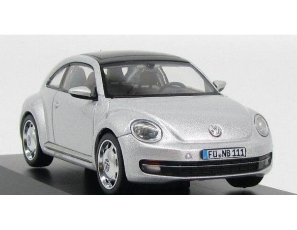 Schuco 7471 VW NEW BEETLE SILVER 1/43 Modellino