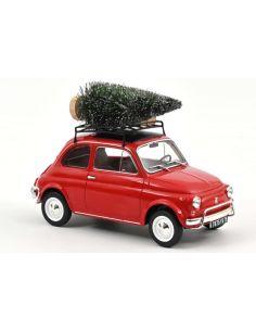 NOREV NV187779 FIAT 500 L 1968 GREEN CHRISTMAS 1:18...