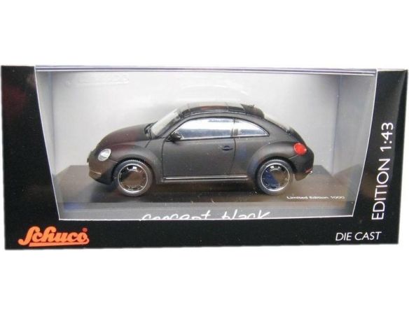 Schuco 7473 VW BEETLE COUPE MATT BLACK 1/43 Modellino