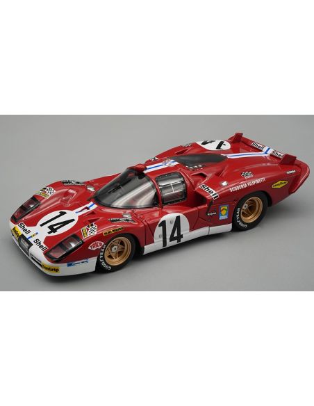 TECNOMODEL TMD4301G FERRARI 512 S FILIPPINETTI N.14 LE MANS 1970 BONNIER-WISSEL 1:43 Modellino