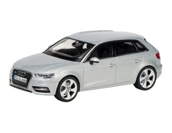 Schuco 7517 AUDI A3 SPORTBACK SILVER 1/43 Modellino