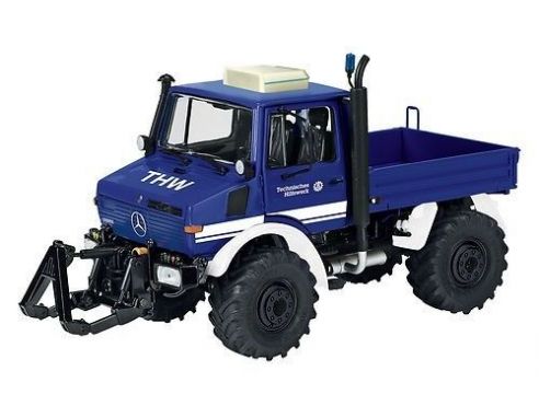Schuco 7613 MB UNIMOG U1600 THW 1/32 Modellino