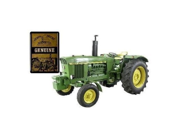 Schuco 7676 JOHN DEERE 3120 + TIN CARD 1/32 Modellino